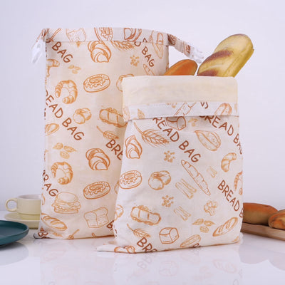 Reusable Cotton-Beeswax Bread Bag