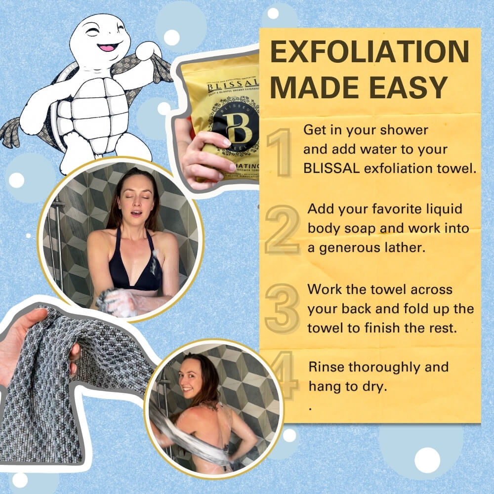 Japanese Exfoliating Scrub Towel