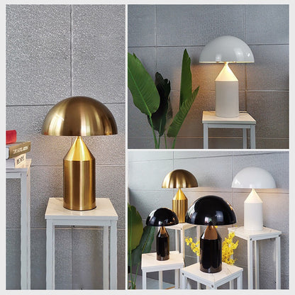 Metal Mushroom Table Lamp