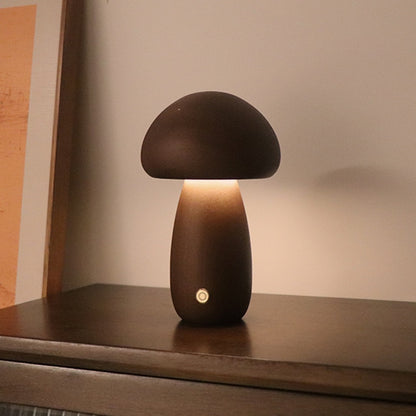 Champi - Wooden Base Mushroom Lamp – Warmly