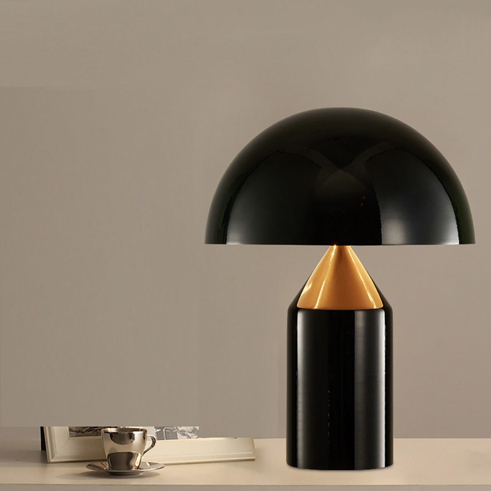 Metal Mushroom Table Lamp