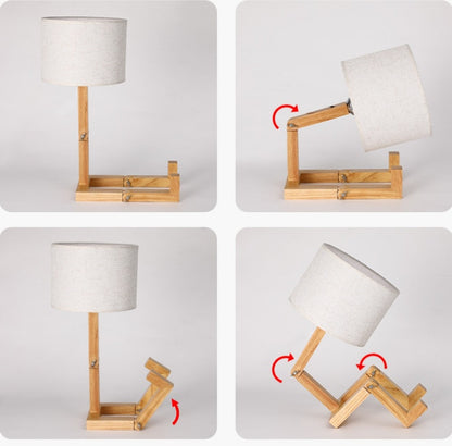 Lampe de table créative en bois Vida ™