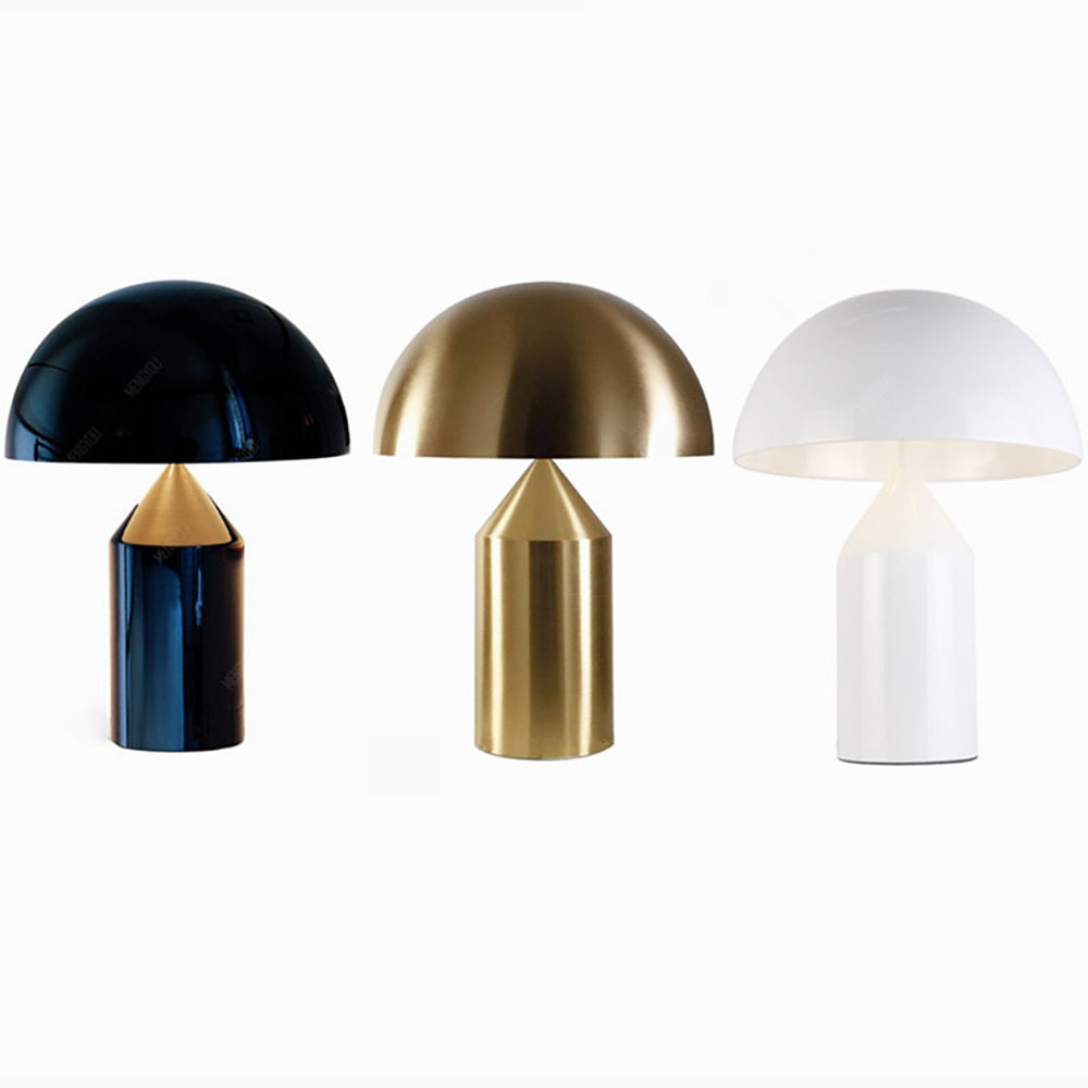 Metal Mushroom Table Lamp