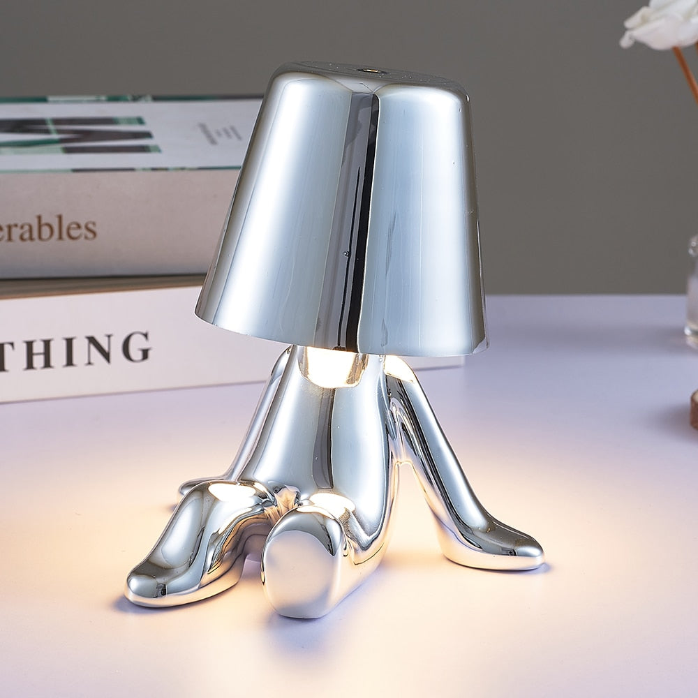 Thinker Desk Lamp | Human Thinker Table Lamp | Lumirevo