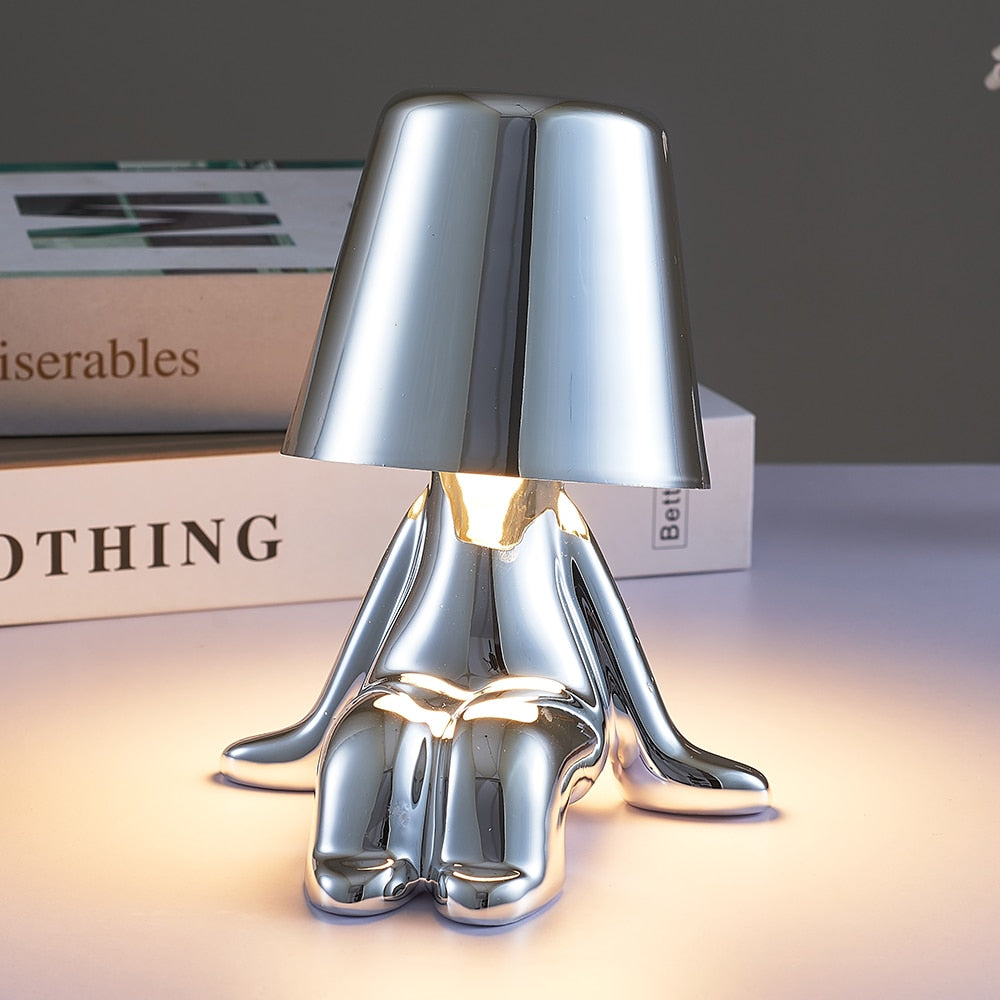 Thinker Desk Lamp | Human Thinker Table Lamp | Lumirevo