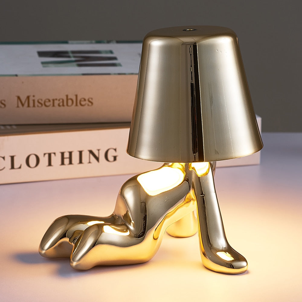 Thinker Desk Lamp | Human Thinker Table Lamp | Lumirevo