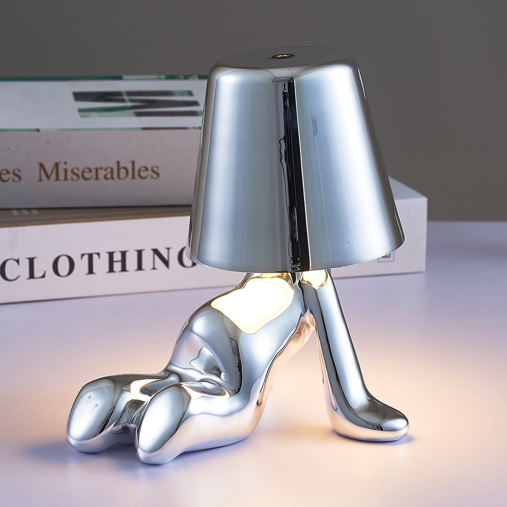 Thinker Desk Lamp | Human Thinker Table Lamp | Lumirevo