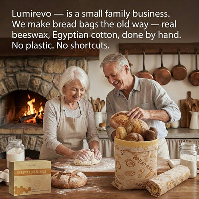 Reusable Cotton-Beeswax Bread Bag