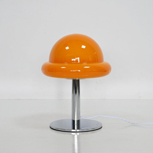 Glass Mushroom Table Lamp