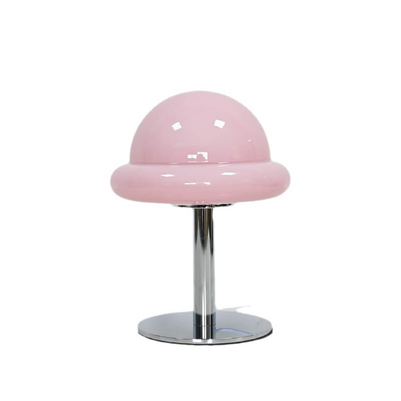 Glass Mushroom Table Lamp