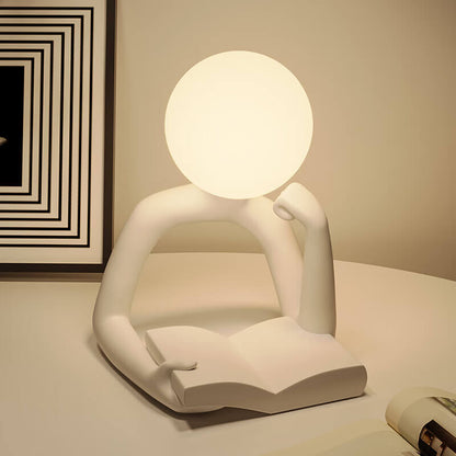 Reader Ornament Table Lamp