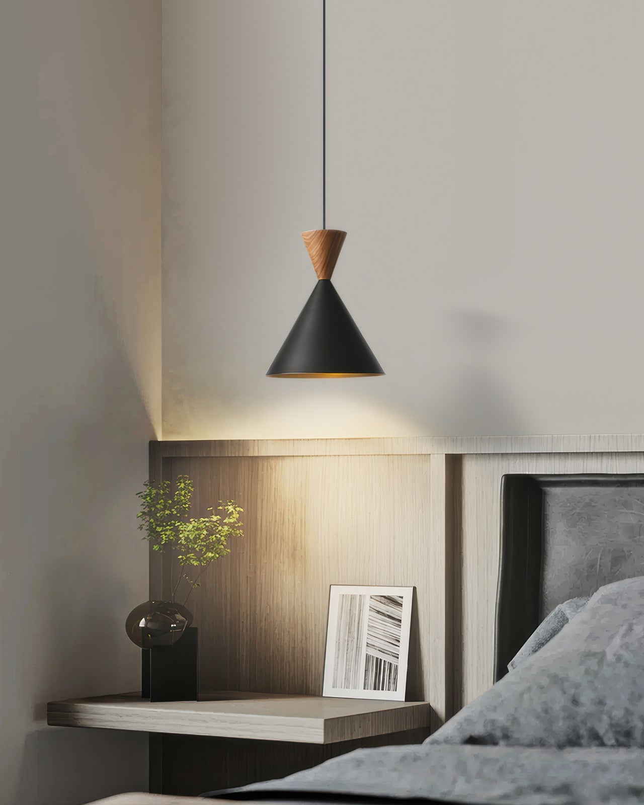 Elegancka lampa wisząca w stylu nordyckim