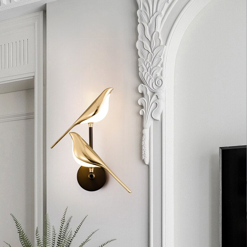 Indoor Wall Light Bird Design