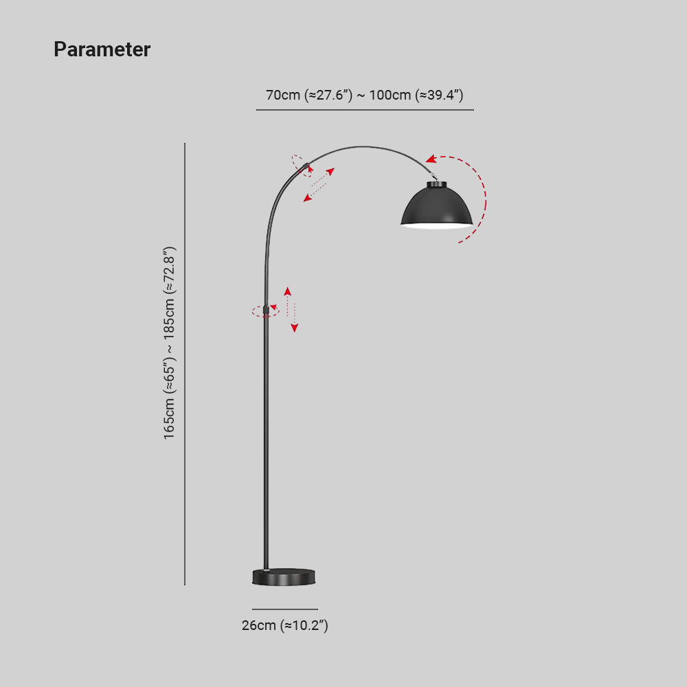 Arc Moderne Stehlampe