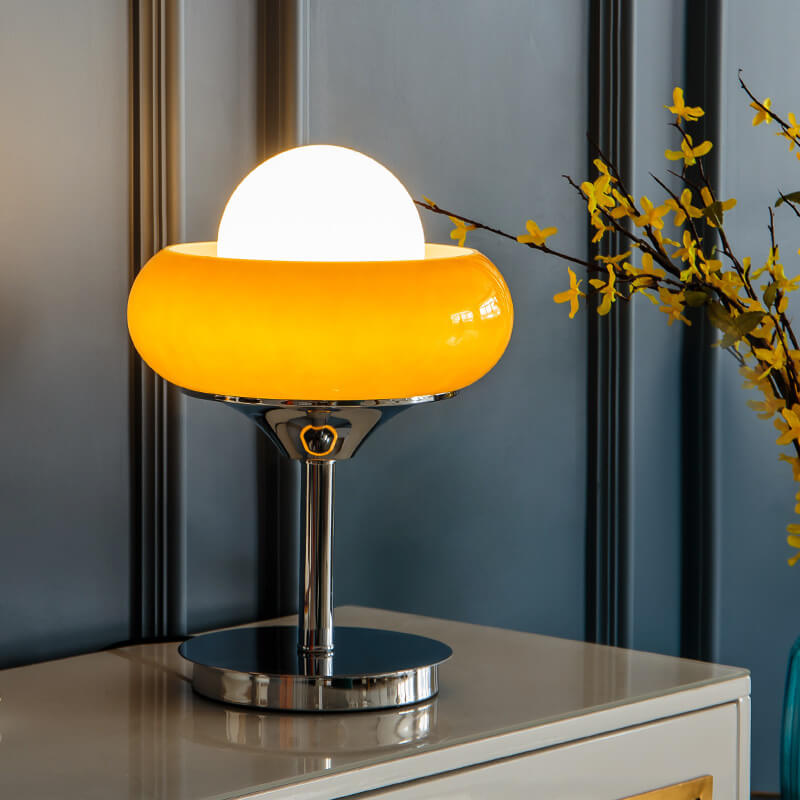 Vintage Glass Table Lamp