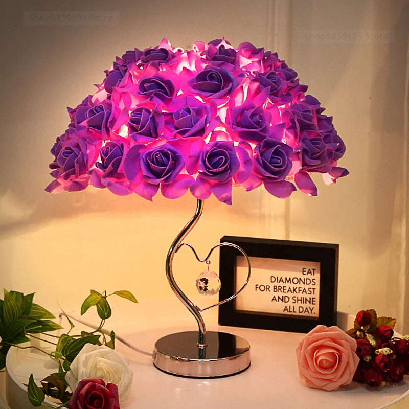 Radiant Rose LED Table Lamps