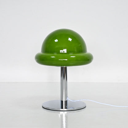 Glass Mushroom Table Lamp