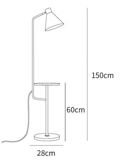 Multifunktionale Stehlampe