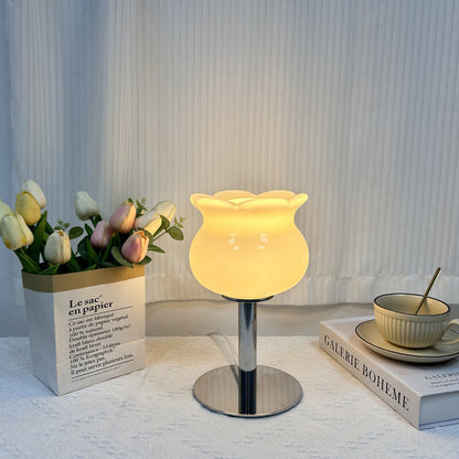 Flower Glass Table Lamp