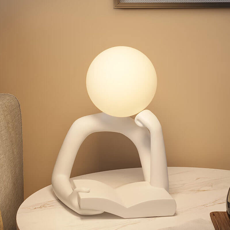 Reader Ornament Table Lamp