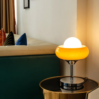 Vintage Glass Table Lamp