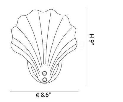 Shell Innenwandleuchte