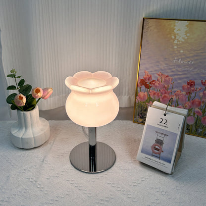 Flower Glass Table Lamp