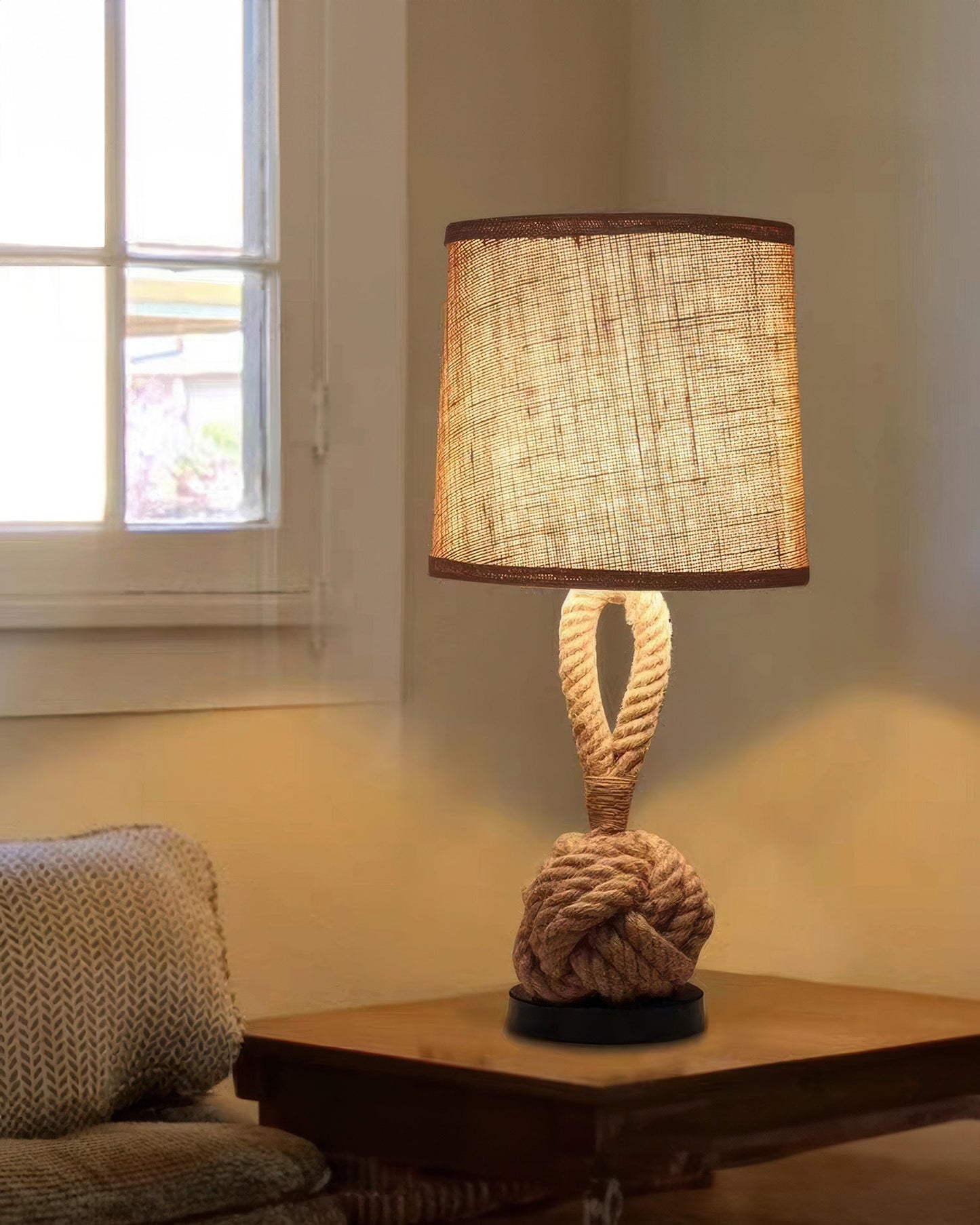 Nordic Rope Table  Lamp