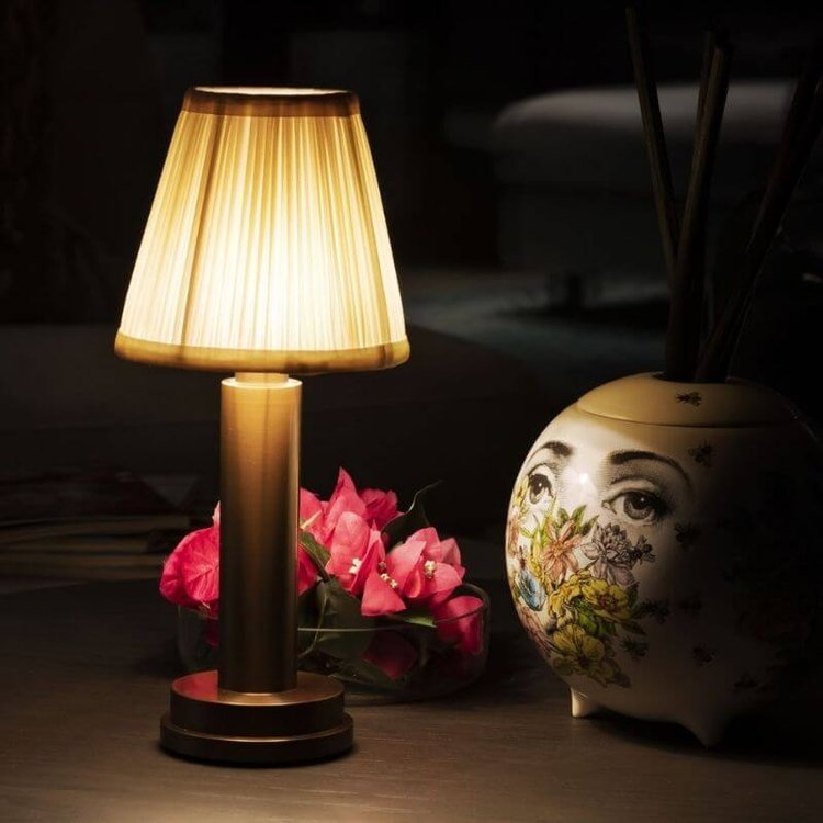 Cordless Fabric Table Lamp