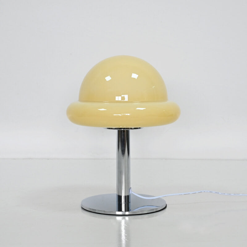 Glass Mushroom Table Lamp