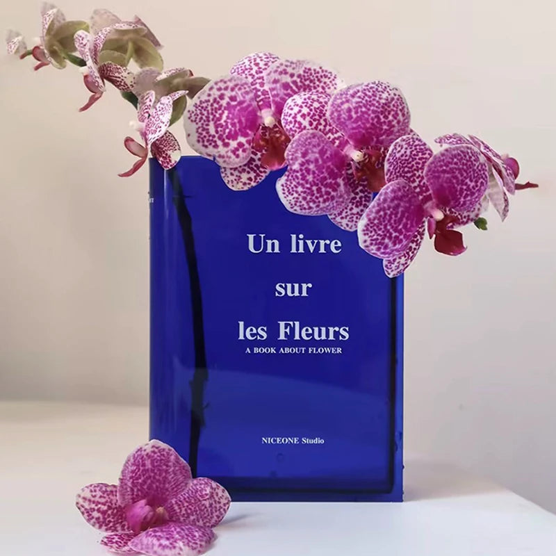 Libro vaso di fiori