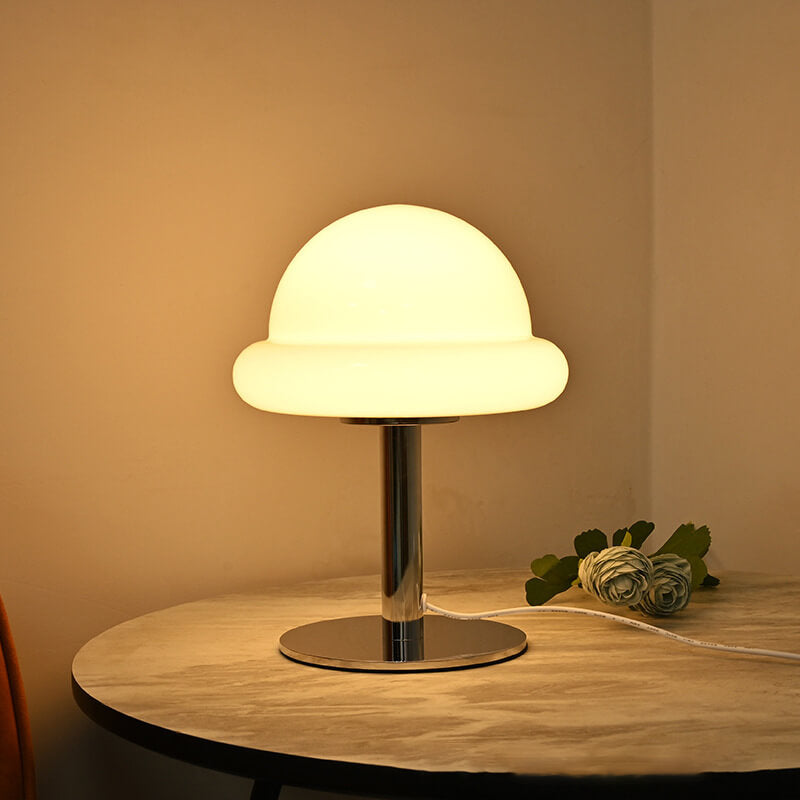 Glass Mushroom Table Lamp