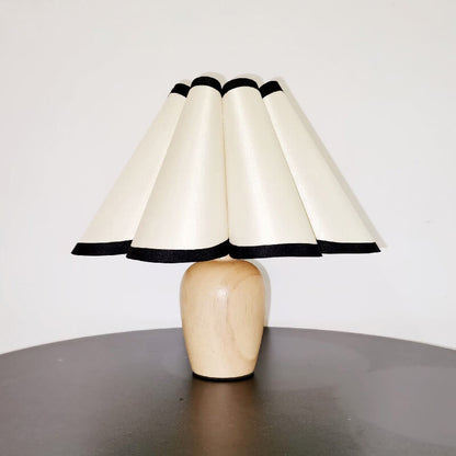 Elegant Wooden Base Table Lamp