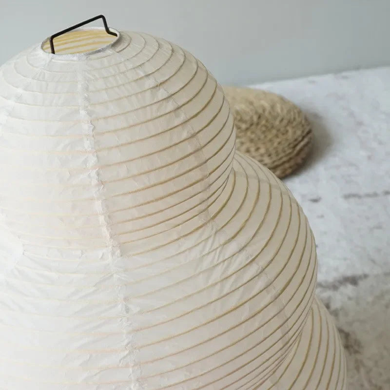 Lampadaire en papier japonais